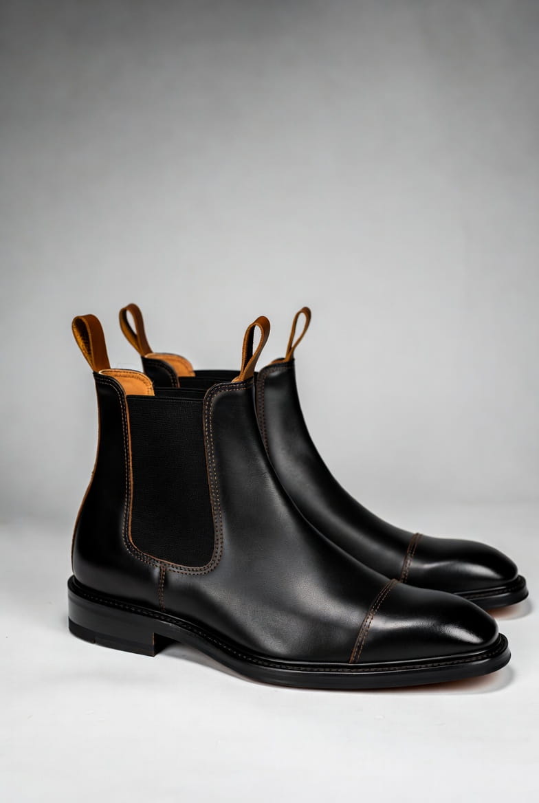 RM Williams Lady Yearling womens Chelsea boot in black leather